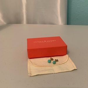 James Avery Turquoise stud earrings